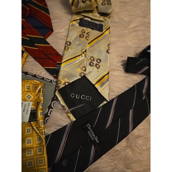 Lot Of Mixed Brand Neck Tie Men's 9pc - Picture 10 of 10